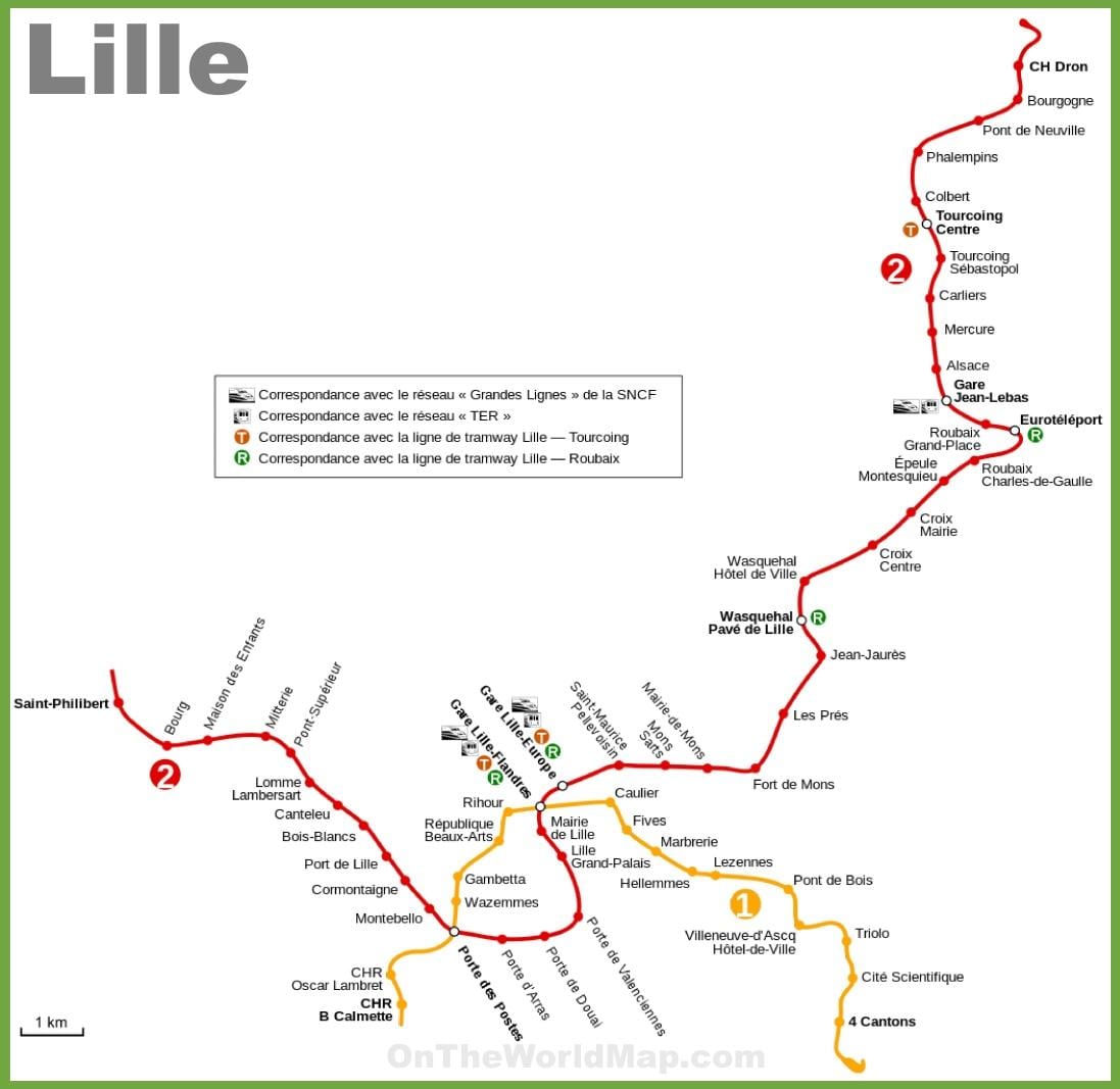 Lille metropole zemljevid pdf