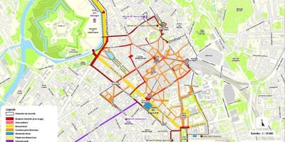 Zemljevid Lille braderie