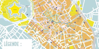 Zemljevid Lille
